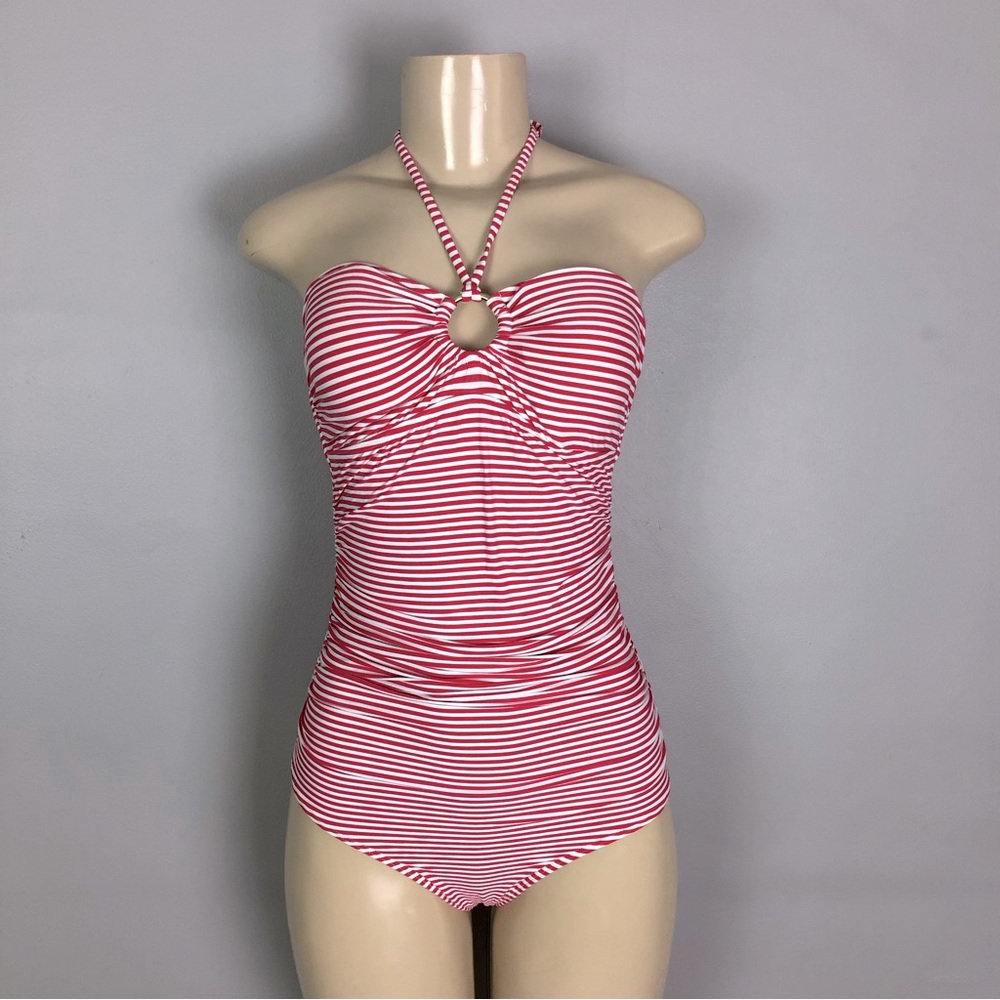 NWT Beach Babe Australia 60s Inspired One Piece Swimsuit